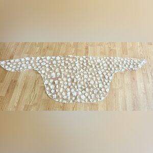 Flowered shawl/wrap wedding woman costume Halloween princess